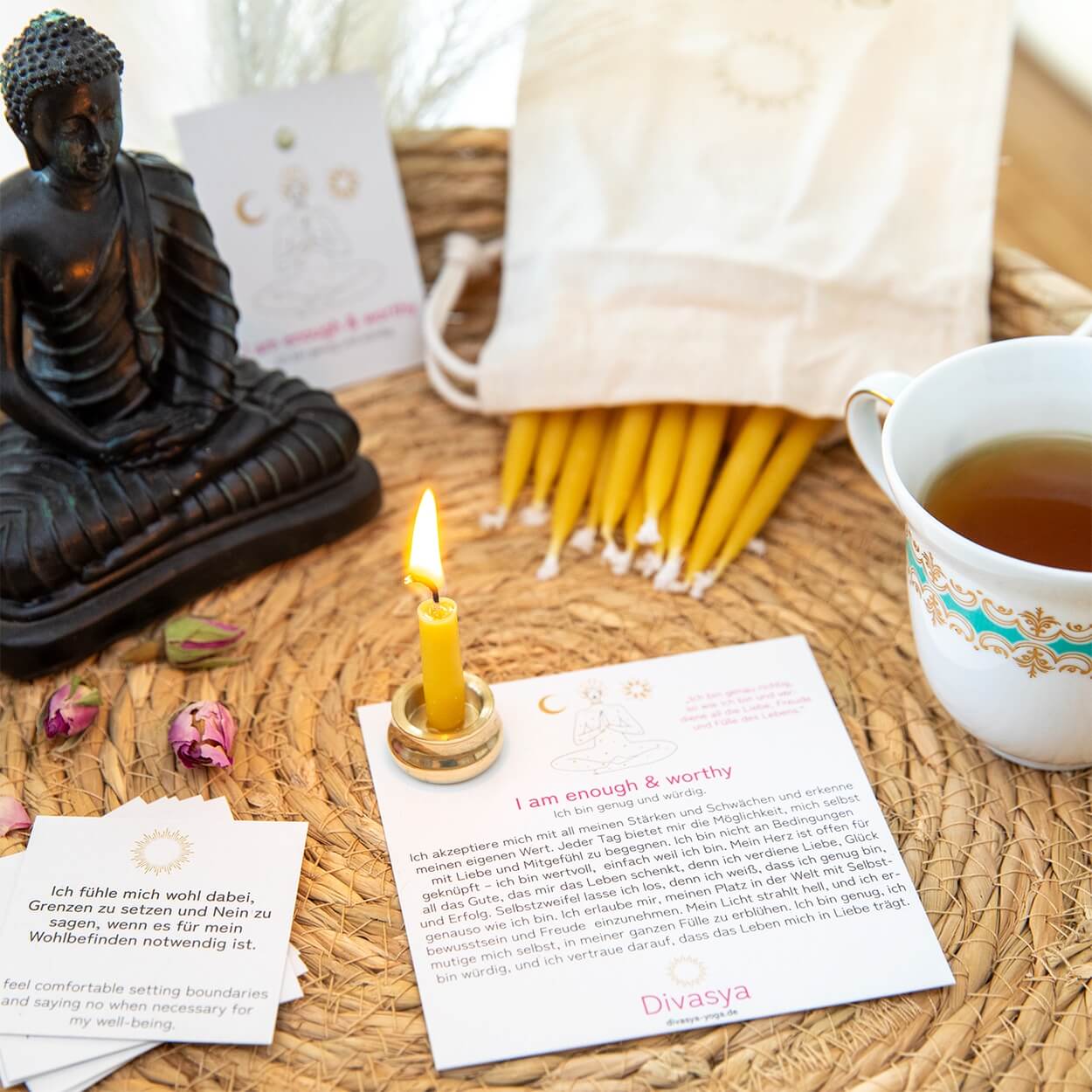 20-Minuten-Kerzen für Meditation & Achtsamkeit