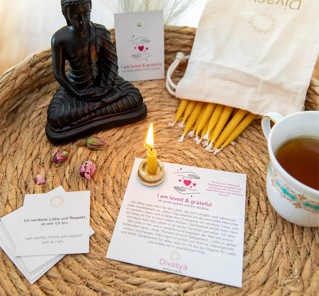 20-Minuten-Kerzen für Meditation & Achtsamkeit